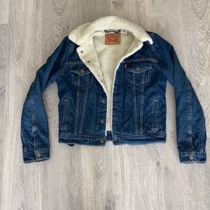 Classic Levi wool Jean jacket